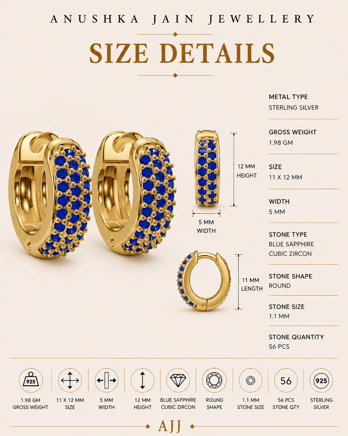 Sapphire Bold Huggies