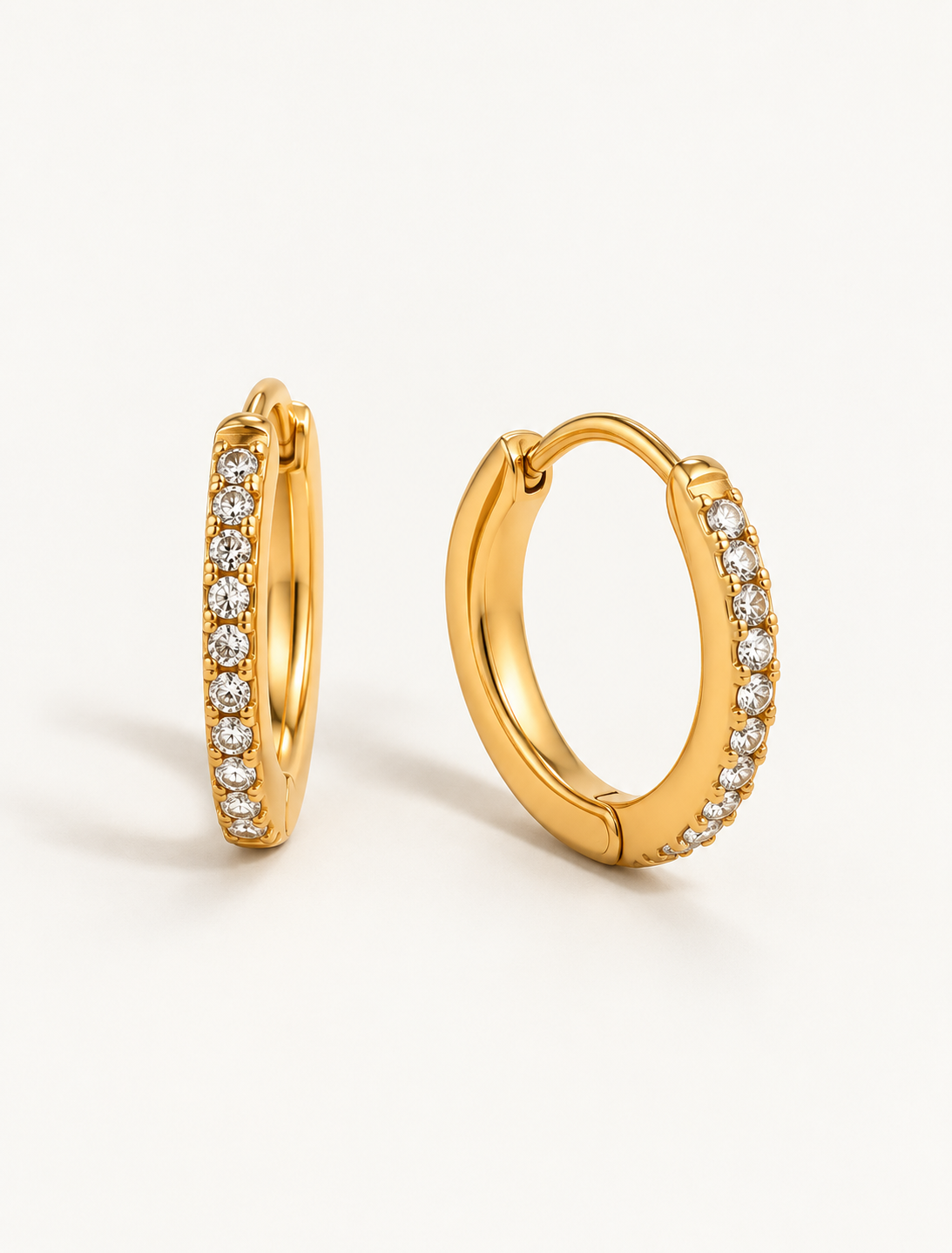 Slim Pave Huggie