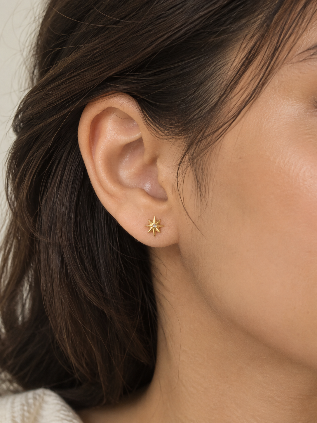 Starburst Flat Back Stud