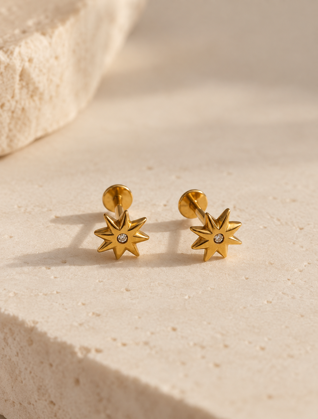Starburst Flat Back Stud