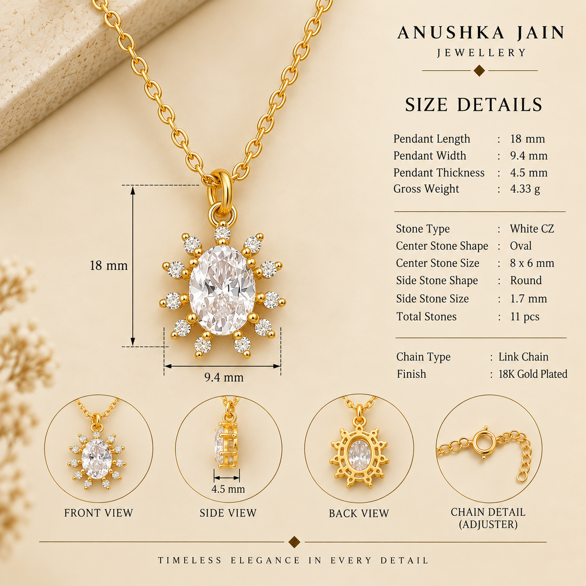 Sunshine Diamond Necklace