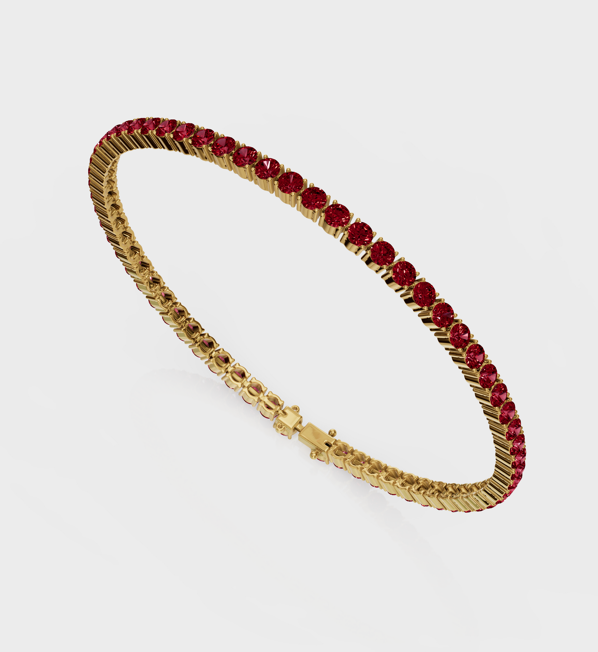 Ruby Tennis Bracelet