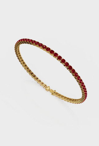 Ruby Tennis Bracelet