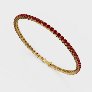 Ruby Tennis Bracelet