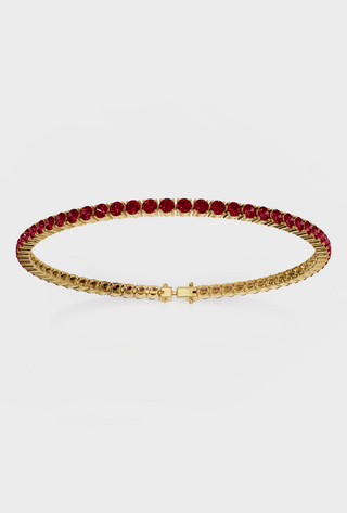 Ruby Tennis Bracelet