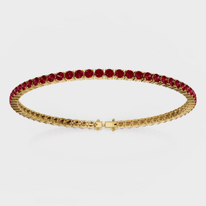 Ruby Tennis Bracelet