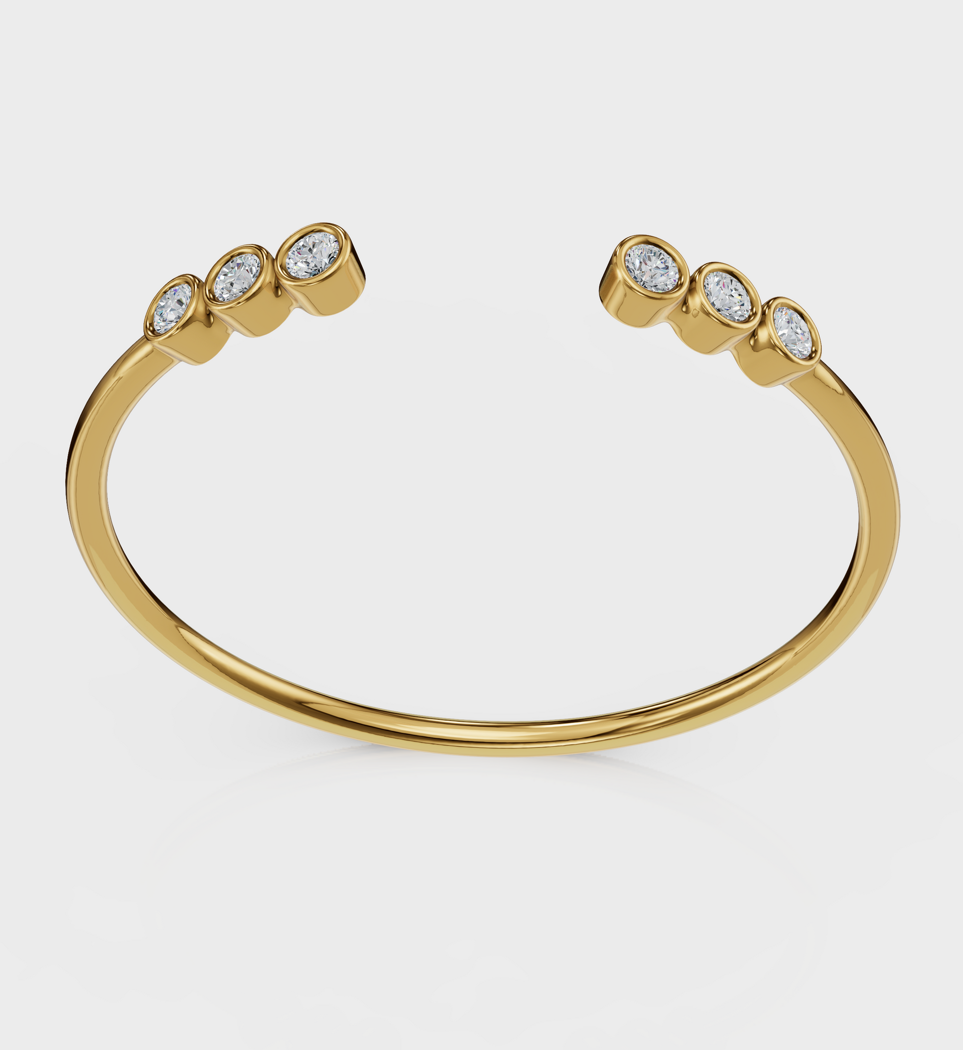 Tri Diamond Cuff