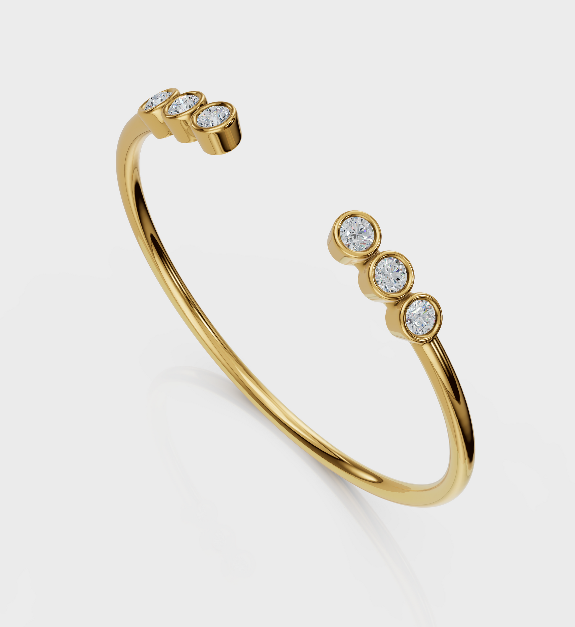 Tri Diamond Cuff