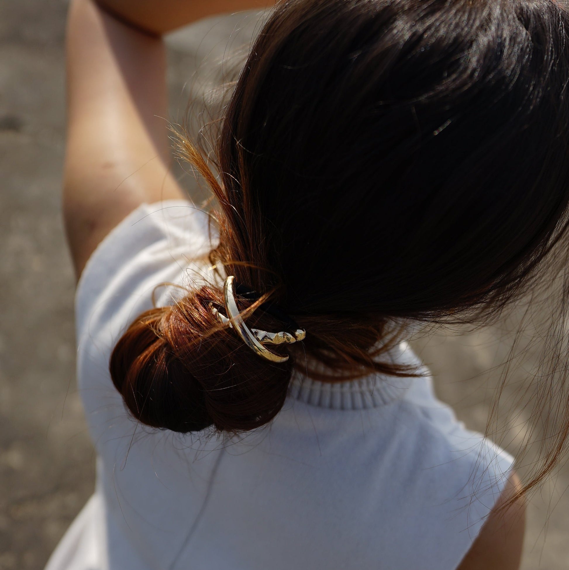 Crossed Pony Cuff