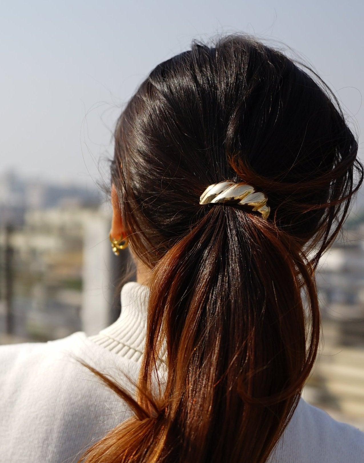 Croissant Pony Cuff