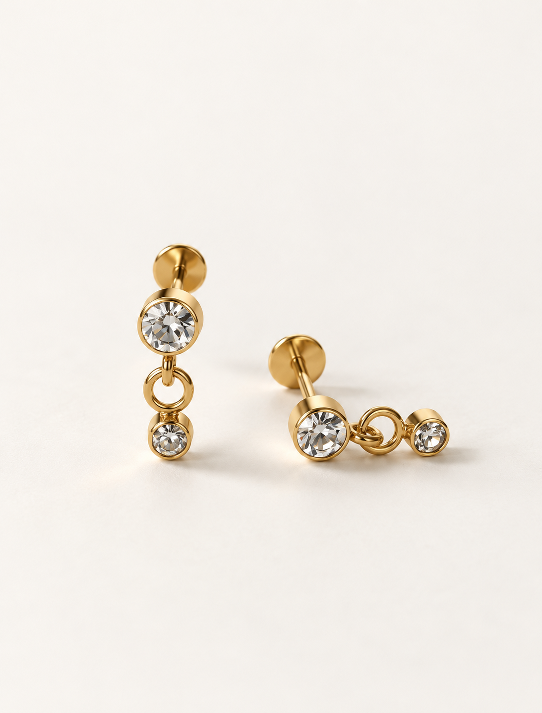 Teardrop Dangle Stud