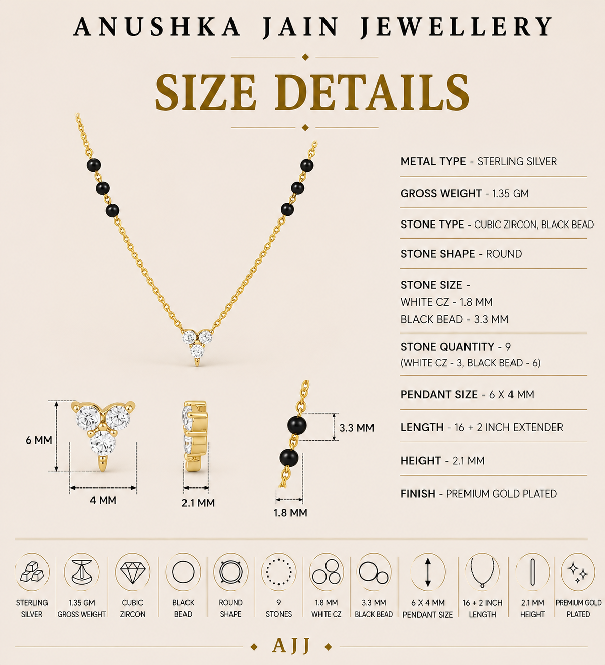 Trio Mangalsutra