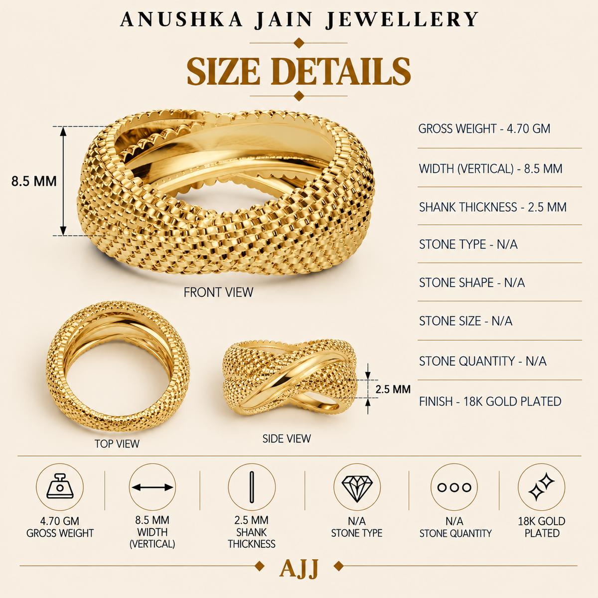 Twirl Snake Ring