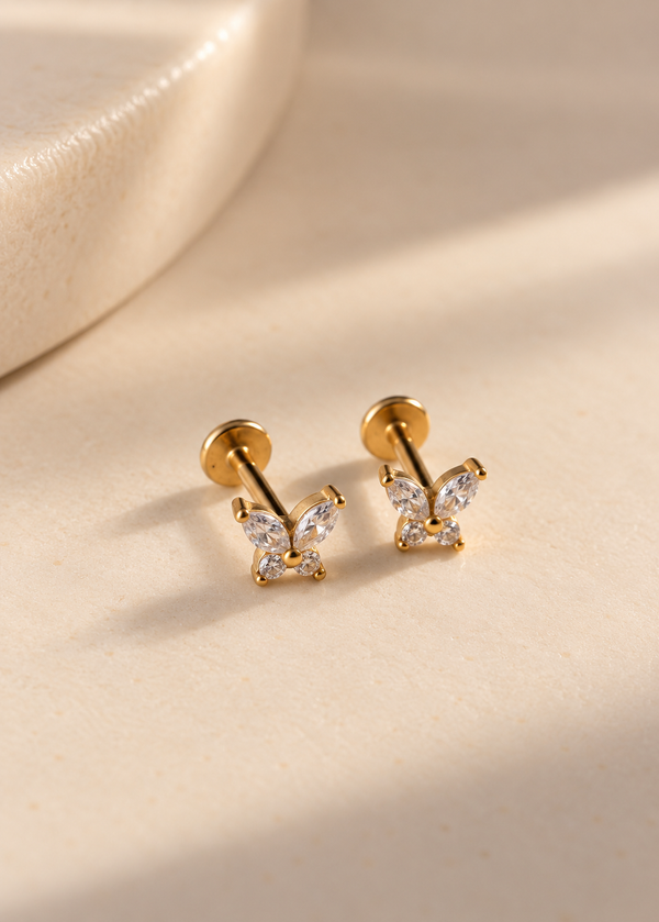 Mini Butterfly Stud