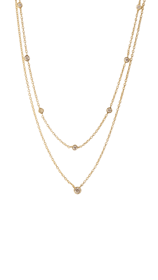 Stacked Diamond Essential Necklace