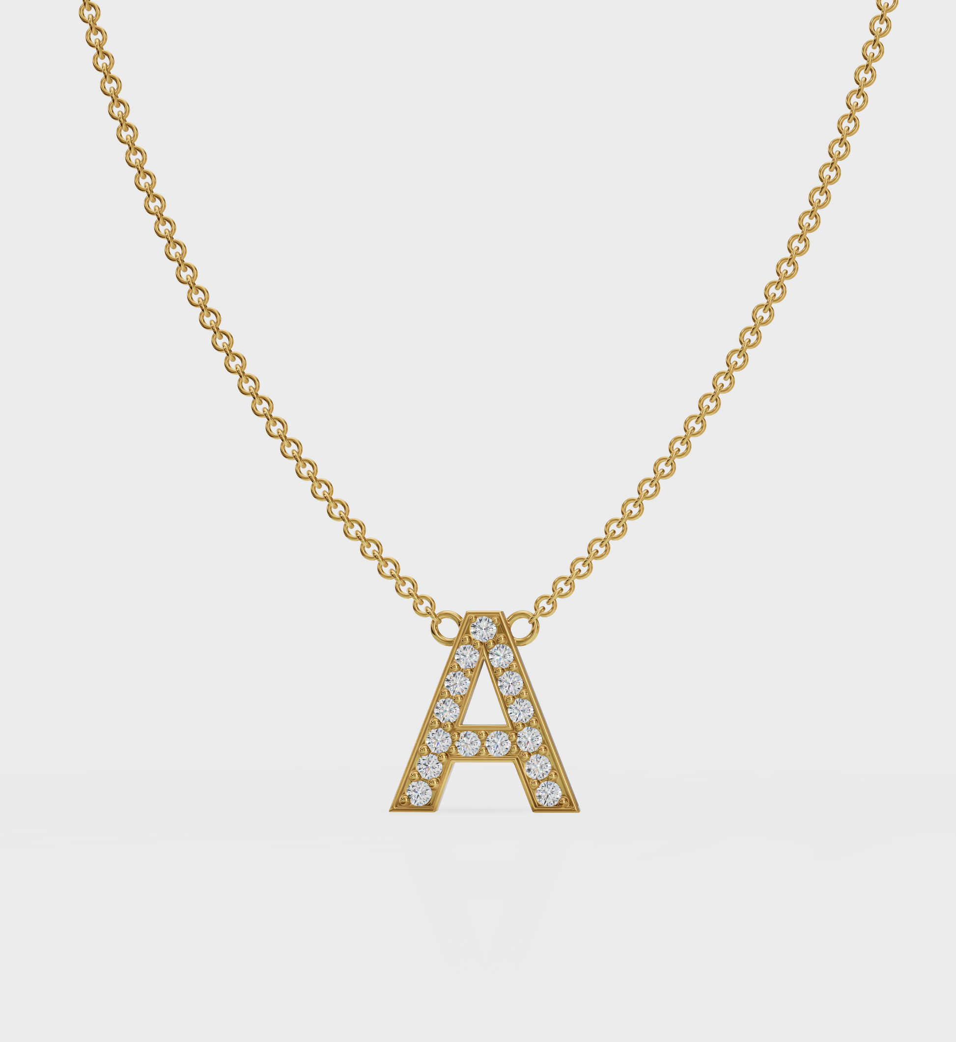 Initial Diamond Necklace