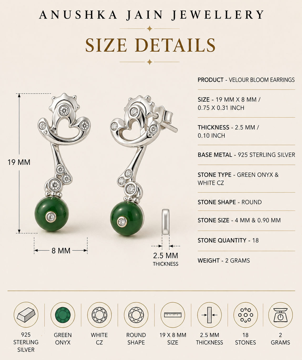 Velour Bloom Earrings