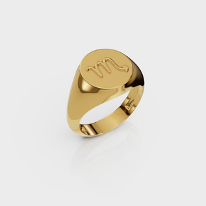 Zodiac Signet Ring