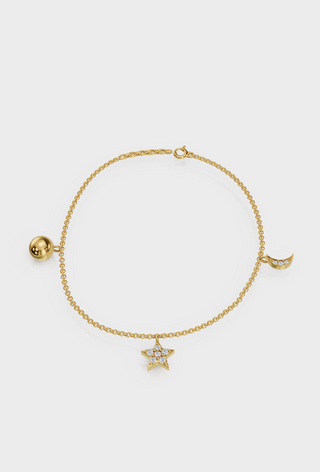 Star Moon Sun Bracelet