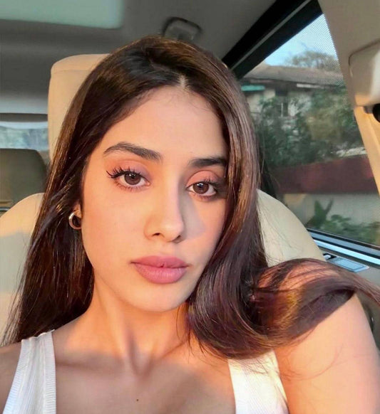 Jhanvi Kapoor In Bold Hoops