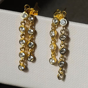 Double Loop Chain Earrings