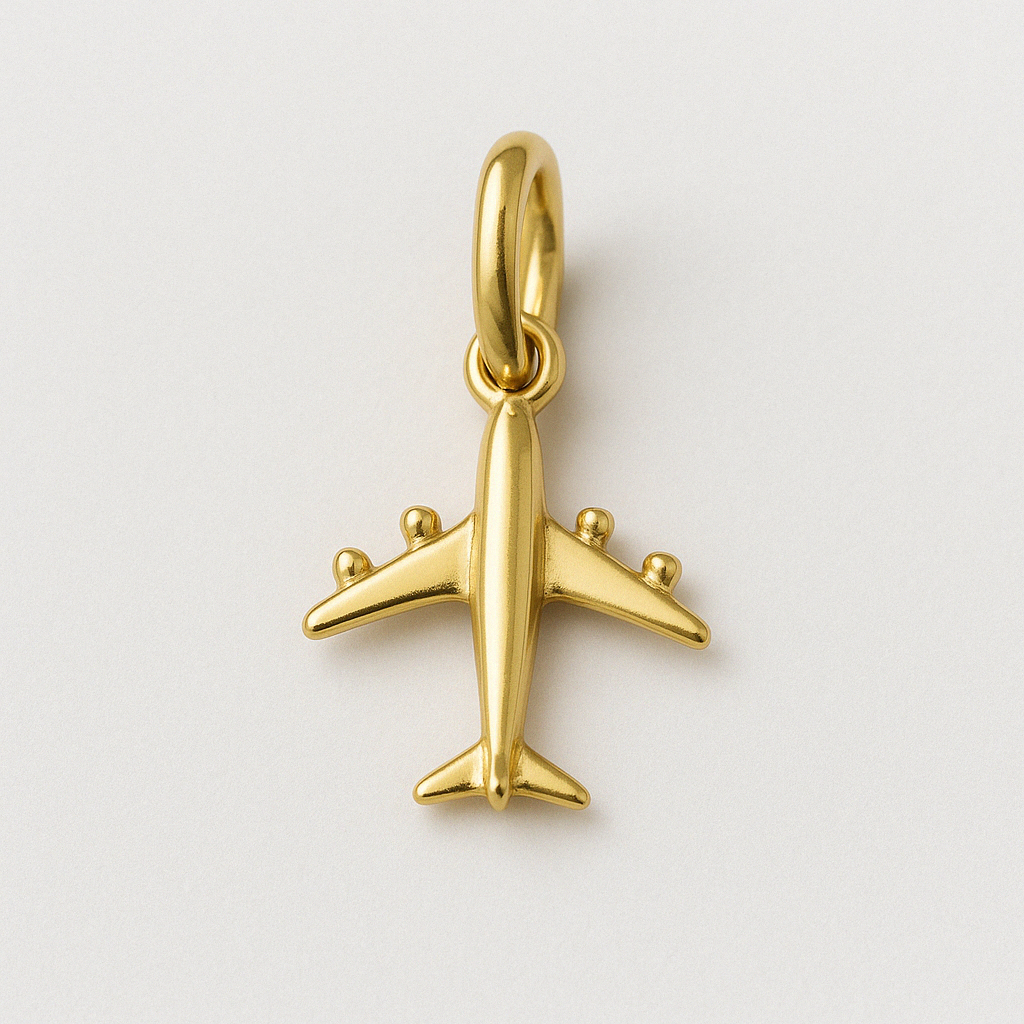 Airplane Charm-Charms-Anushka Jain Jewellery