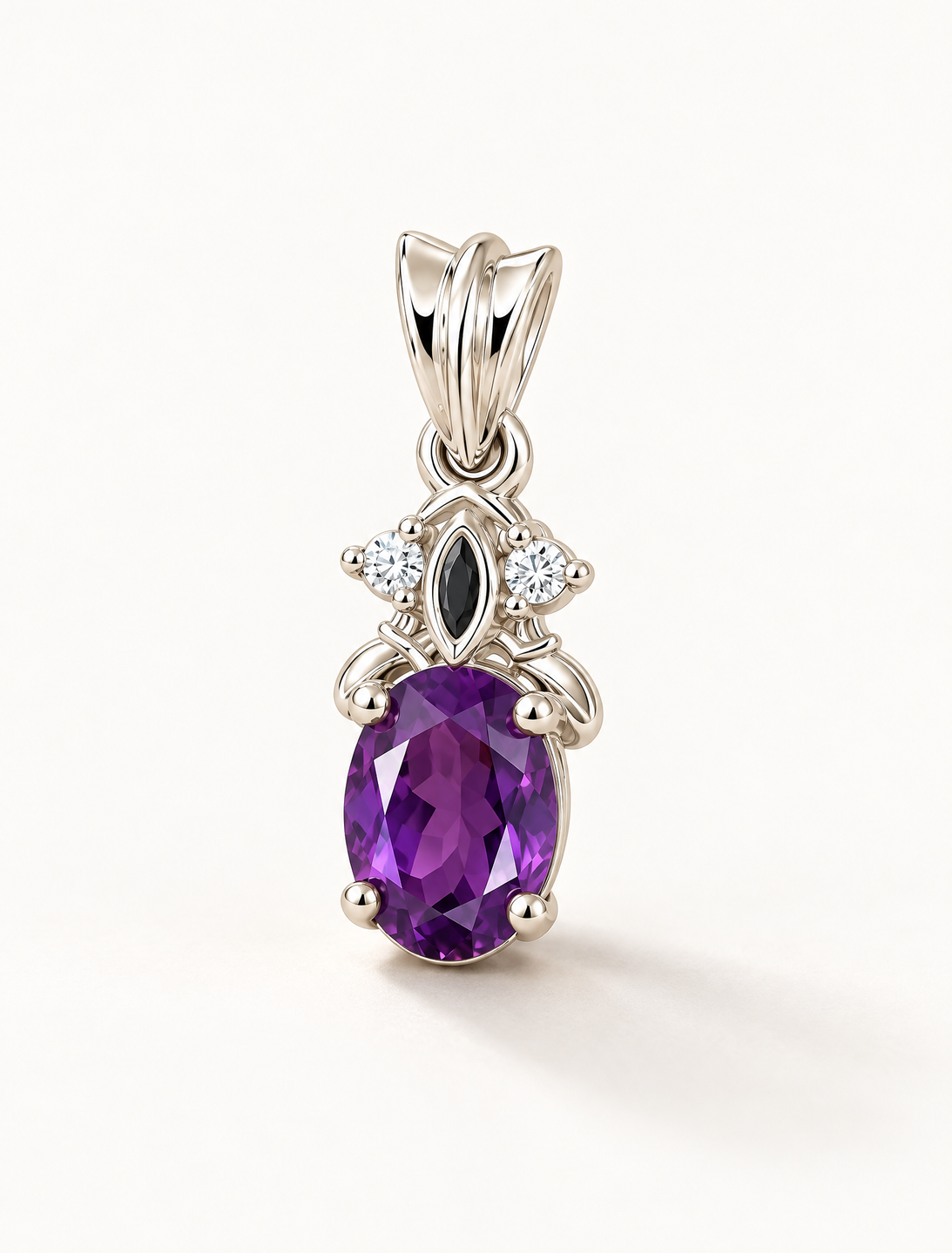 Amethyst Trio Charm