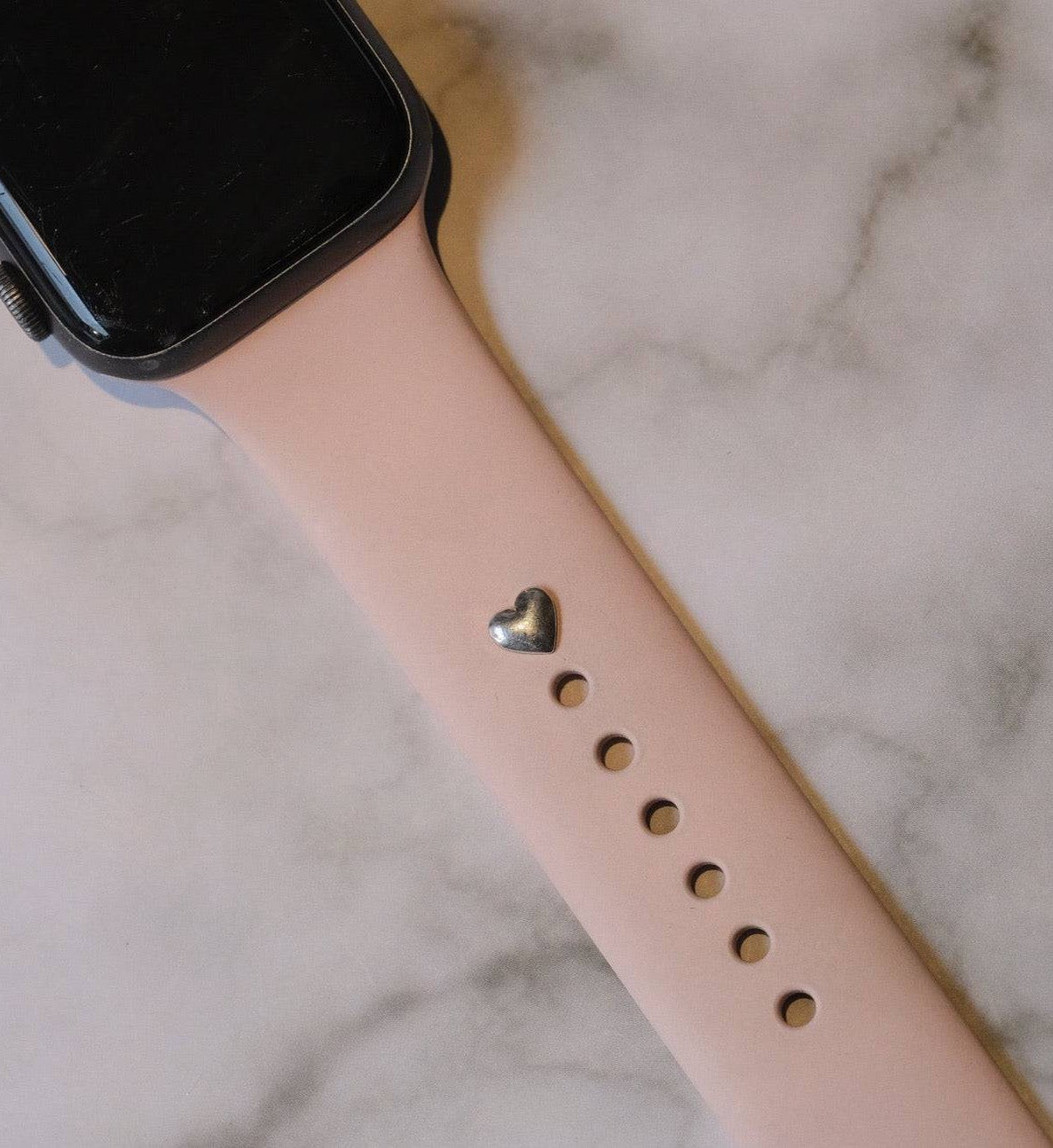 Apple Watch Heart Stud-Apple Watch Accessories-Anushka Jain Jewellery