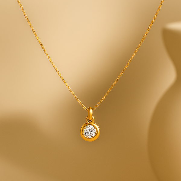 April Birthstone Necklace-Necklaces-Anushka Jain Jewellery