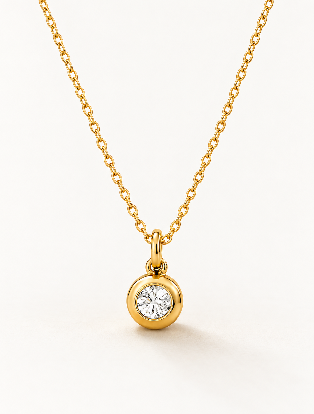 April Birthstone Necklace