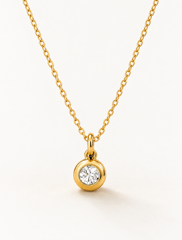 April Birthstone Necklace