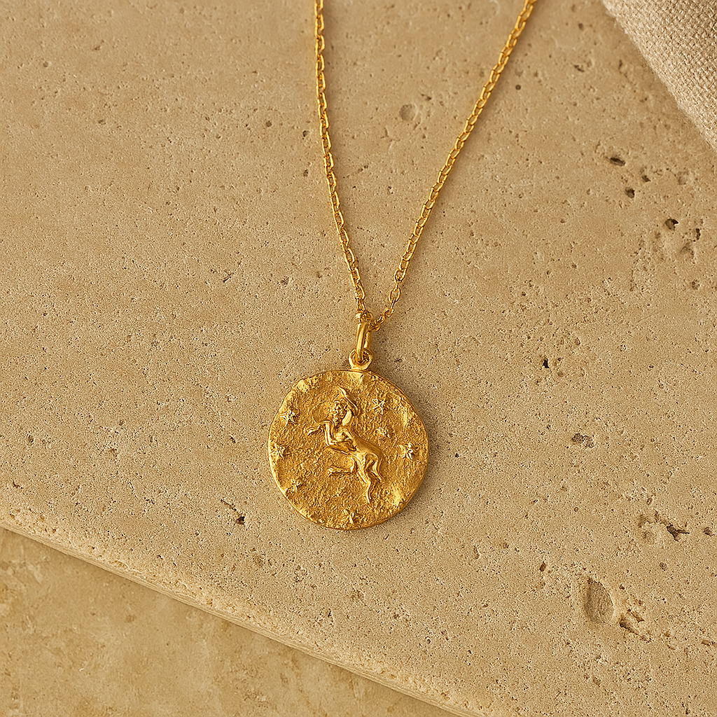 Aries Zodiac Necklace-Necklaces-Anushka Jain Jewellery