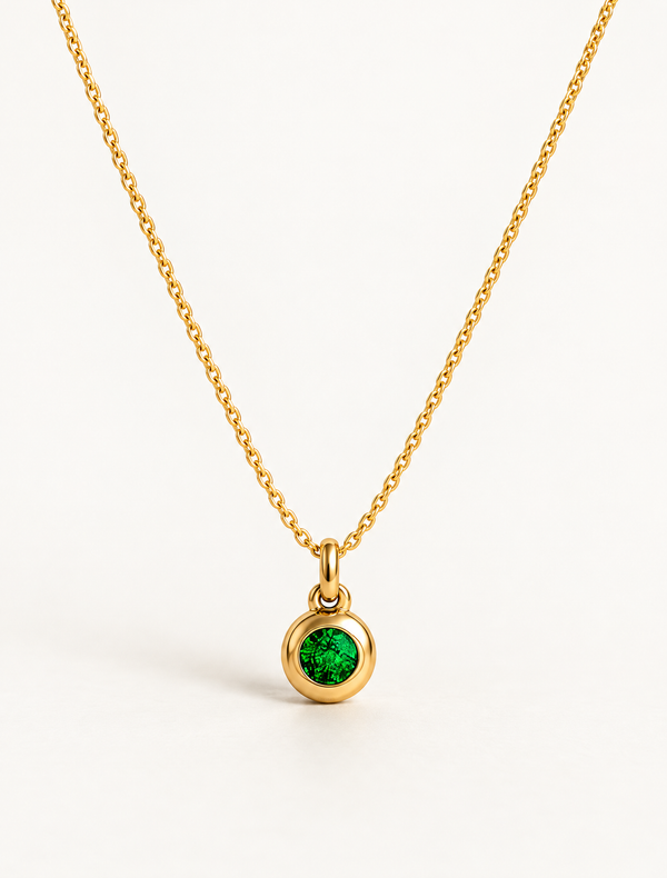 August Birthstone Necklace