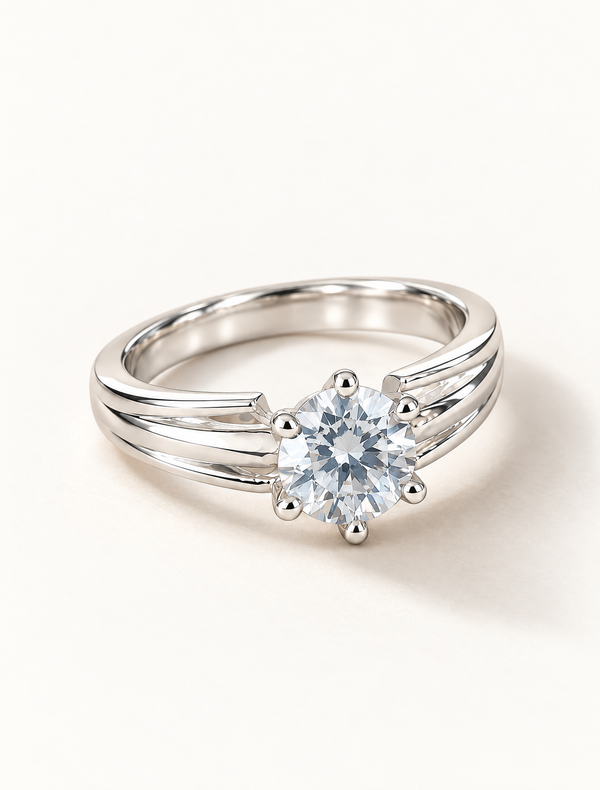 Aurielle Classic Solitaire Ring