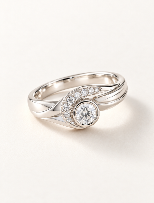 Aurielle Halo CZ Ring