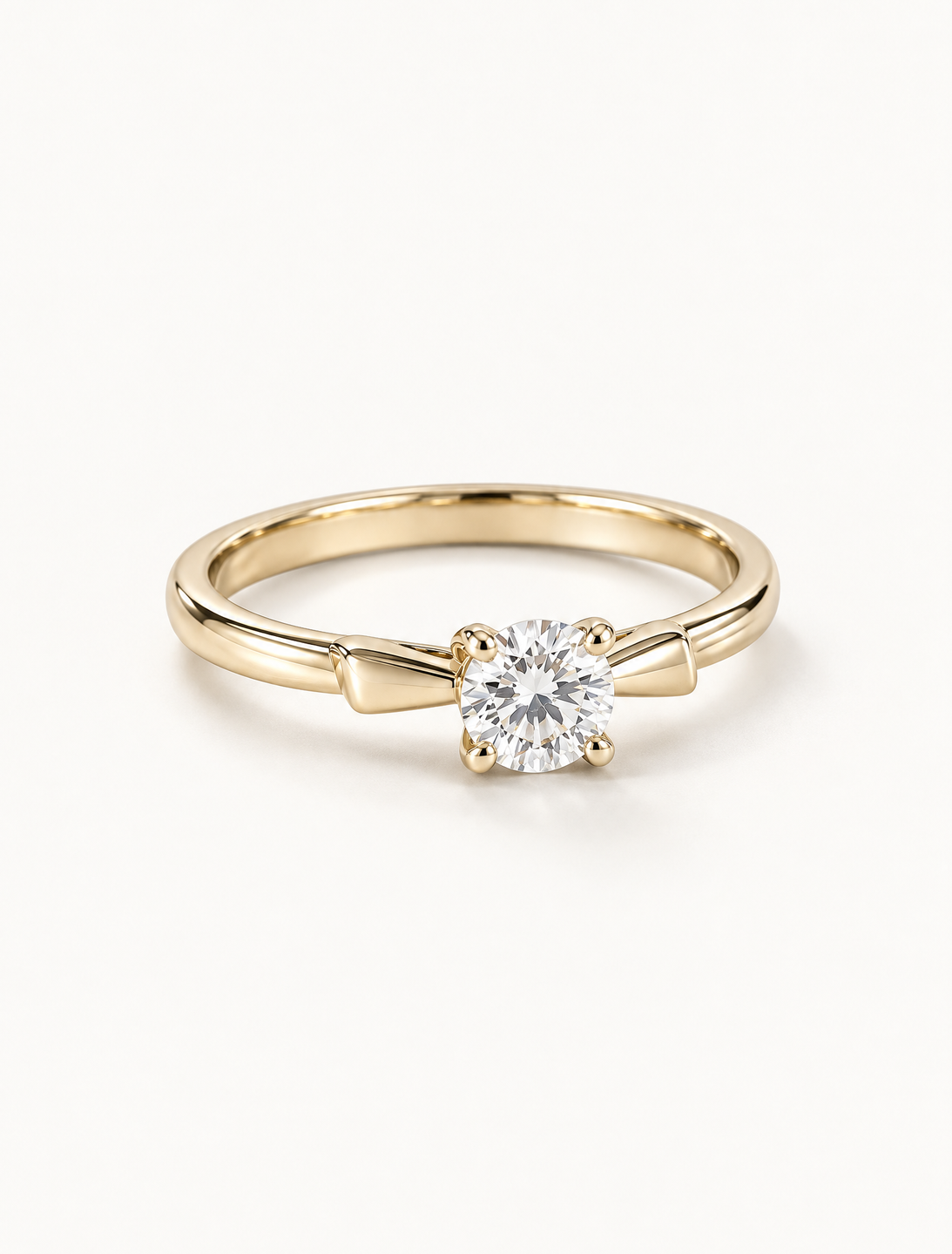 Aurora CZ Solitaire Ring