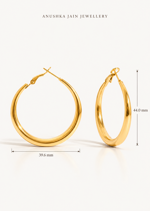 Classic Hollow Hoops