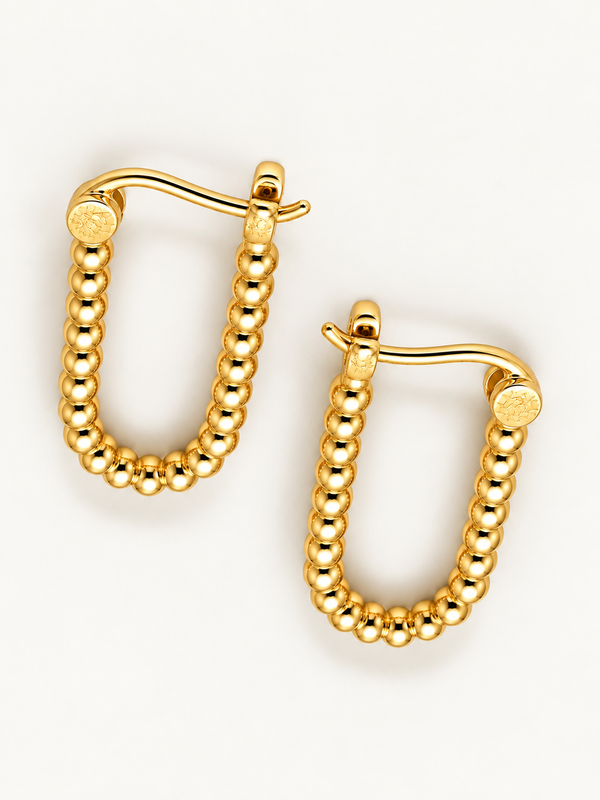 Twisted Bar Hoops