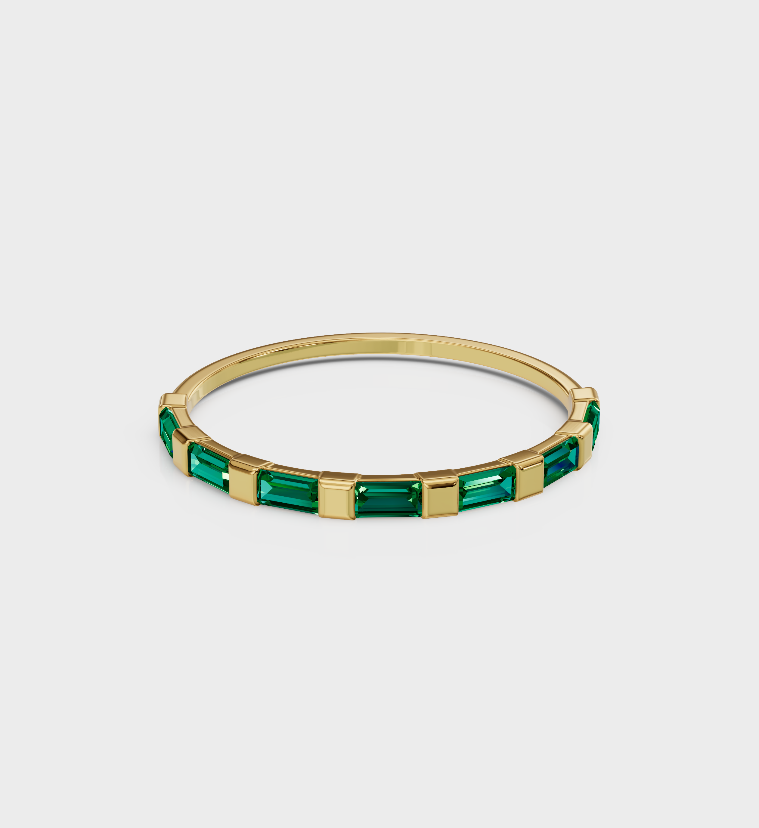 Emerald Baguette Bliss Ring