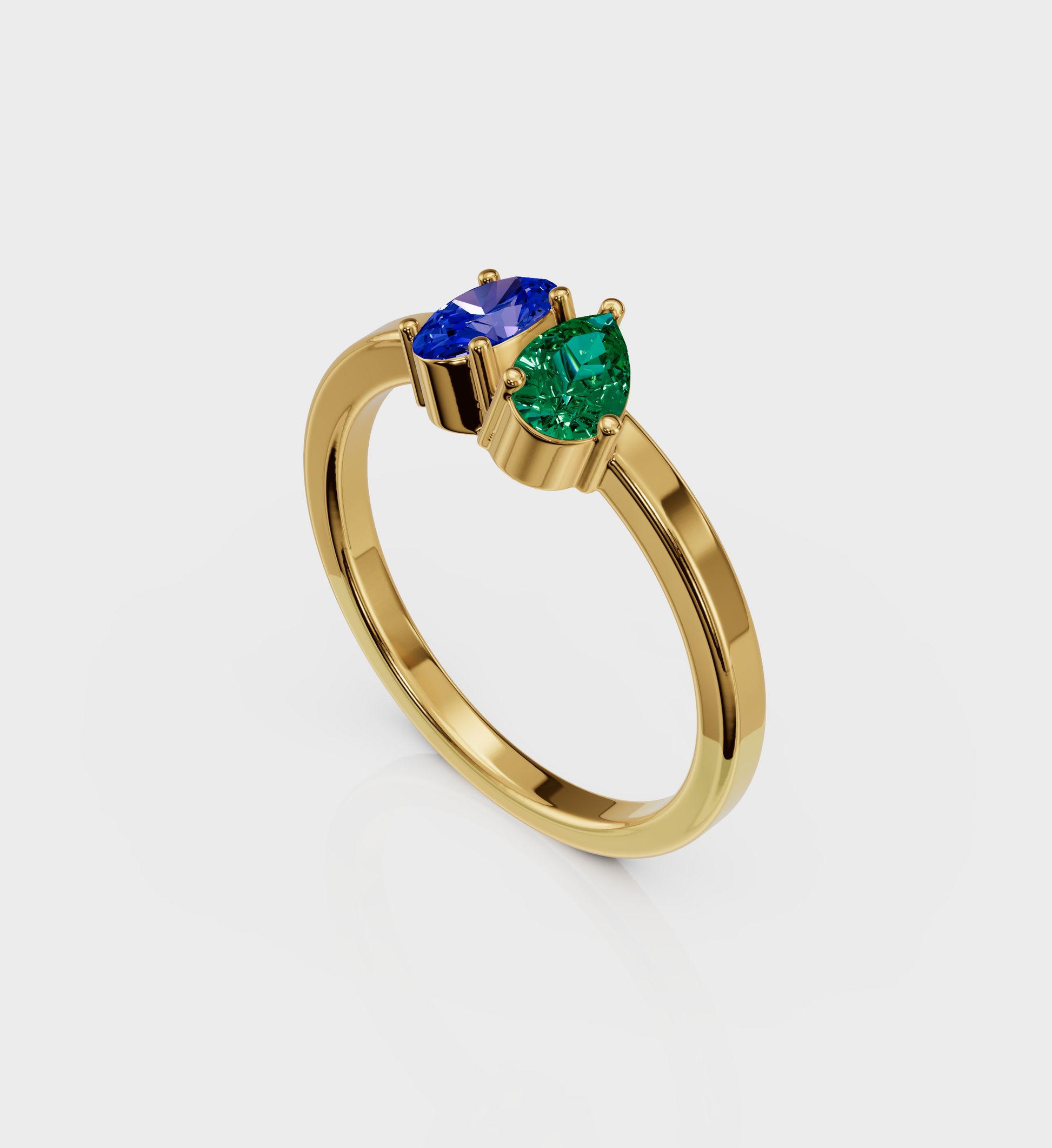 Emerald Sky Ring