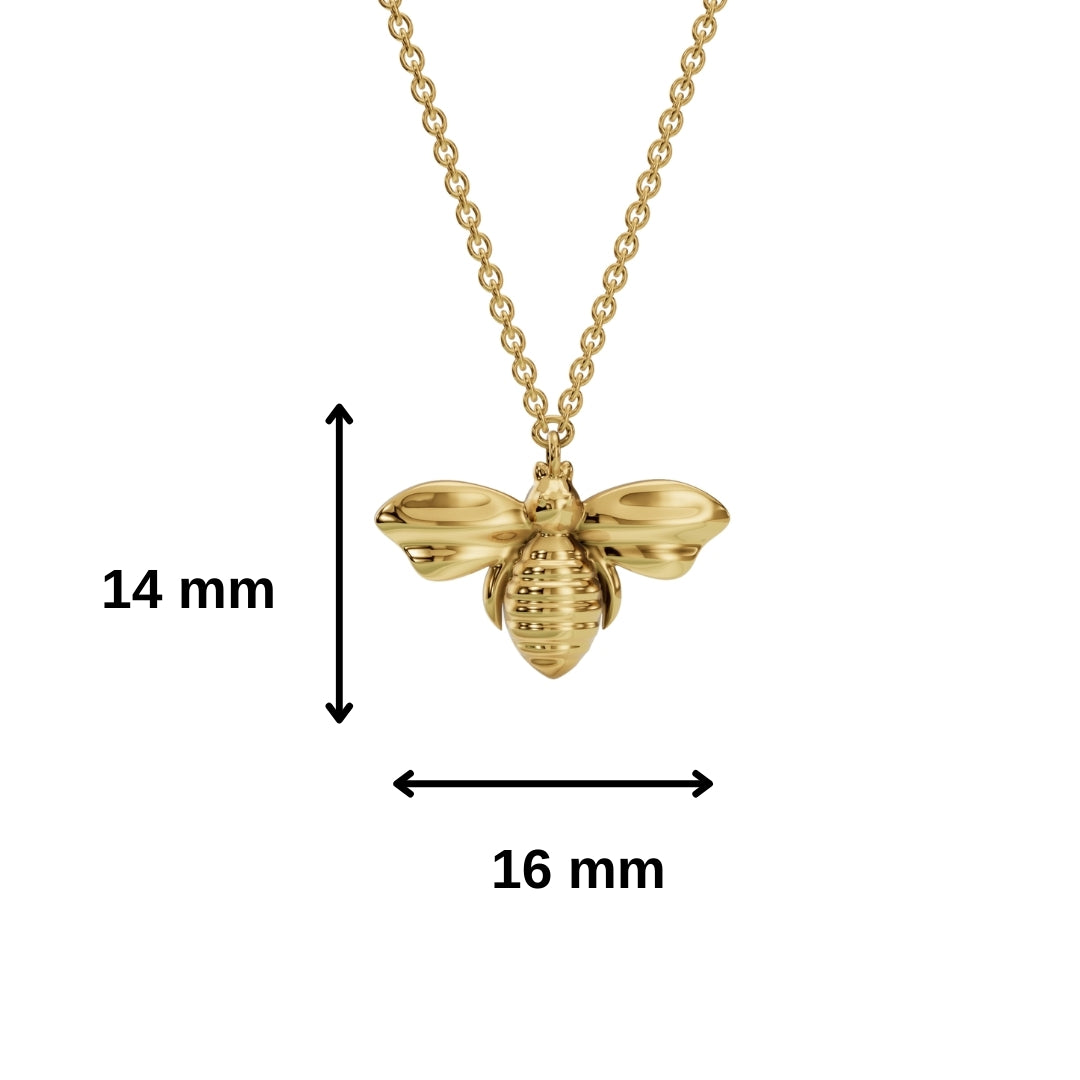 Bee Necklace-Pendants-Anushka Jain Jewellery