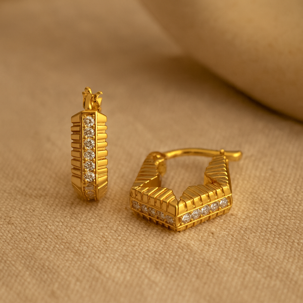 Bella Huggies Hoops-Huggie-Anushka Jain Jewellery