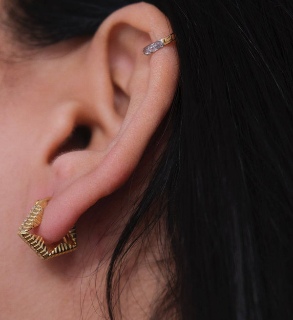 Bella Huggies Hoops-Huggie-Anushka Jain Jewellery