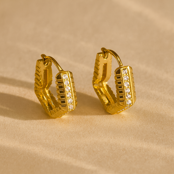 Bella Huggies Hoops-Huggie-Anushka Jain Jewellery