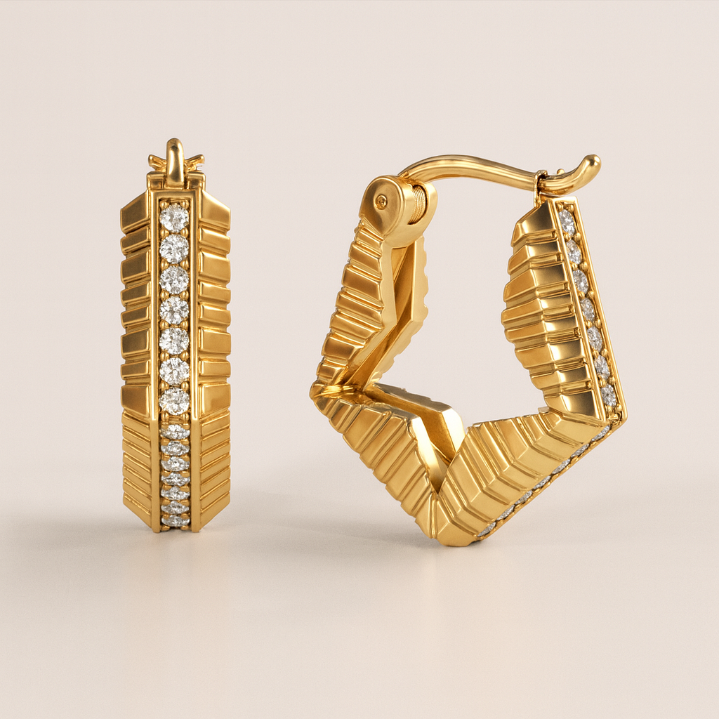 Bella Huggies Hoops-Huggie-Anushka Jain Jewellery