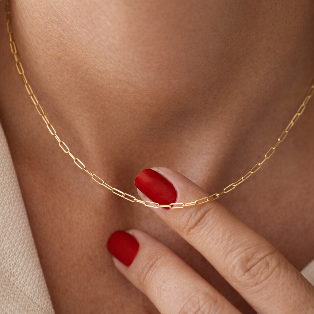 Bella Link Necklace-Necklaces-Anushka Jain Jewellery