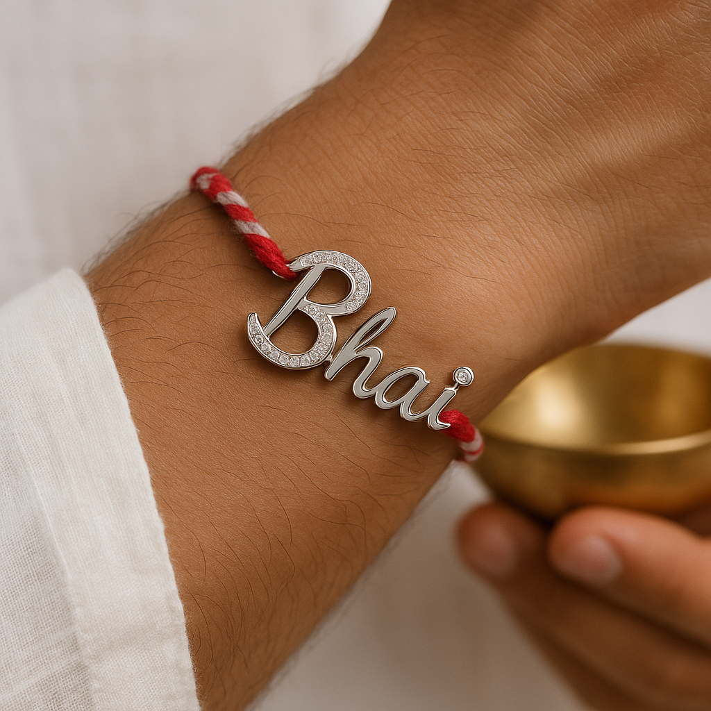 Bhai Diamond Rakhi-Anushka Jain Jewellery