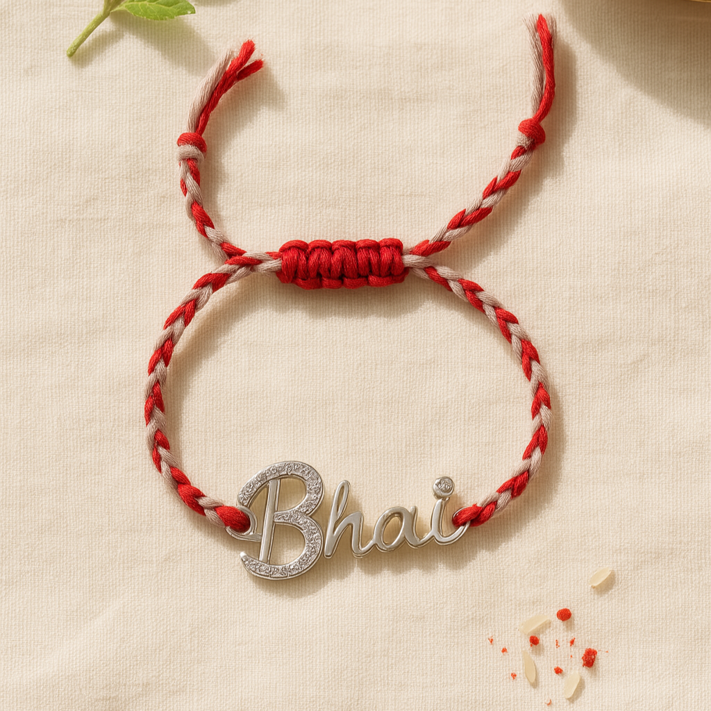 Bhai Diamond Rakhi-Anushka Jain Jewellery