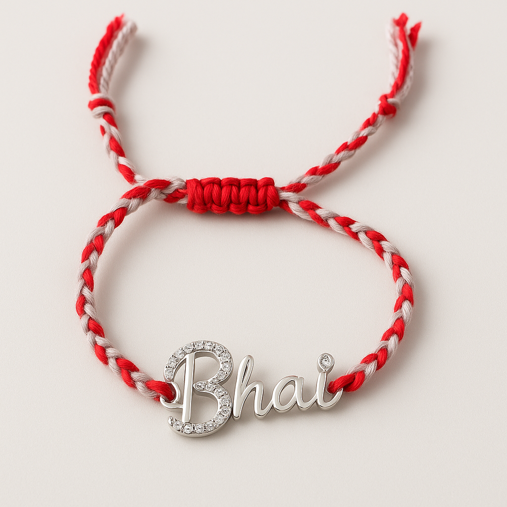 Bhai Diamond Rakhi-Anushka Jain Jewellery