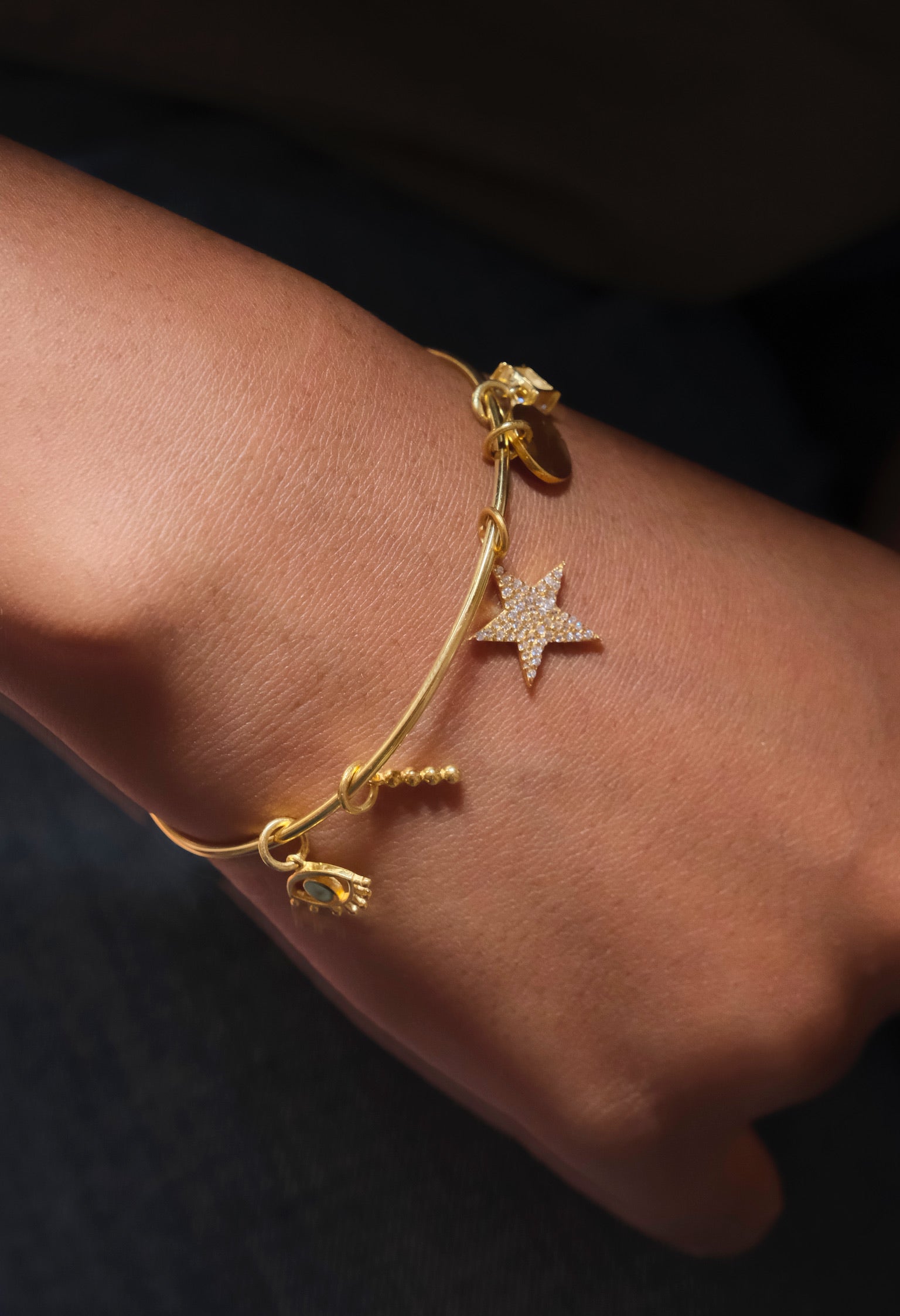 Big Star Diamond Charm-Charms-Anushka Jain Jewellery